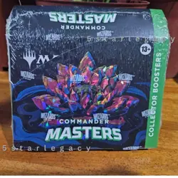 MTG Collector Booster Commander Masters CBB Box Sealed English 4 Pack New Sealed - Image 1