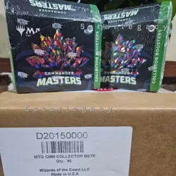 MTG Collector Booster Commander Masters CBB Box Sealed English 4 Pack New Sealed - Image 2