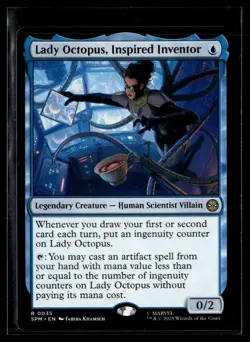 Lady Octopus, Inspired Inventor - SPM - MTG - EN - NM - 0035 - Image 1
