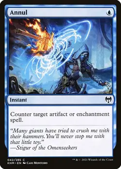 (1x FOIL) ANNUL - Kaldheim - MTG Magic the Gathering Card - Image 1