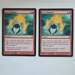 Lorwyn Heat Shimmer x2, Magic the Gathering, rare, mtg - Image 1