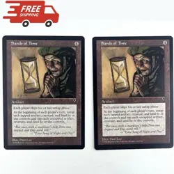 MTG Sands of Time Visions X2 Magic The Gathering TCG Cards Includes Shipping - Image 1
