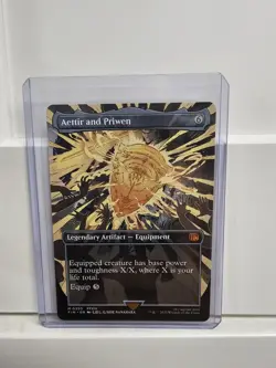MTG Final Fantasy English Aettir and Priwen Borderless 0350 Non-Foil - Image 1
