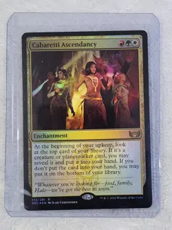 MTG Cabaretti Ascendancy FOIL #172 Streets of New Capenna Card Rare NM - Image 4