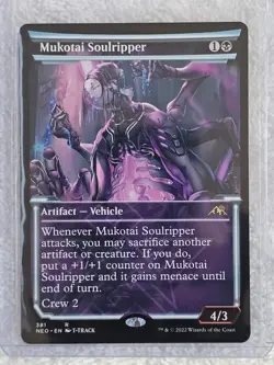 MTG Mukotai Soulripper (Showcase) #381 Kamigawa Neon Dynasty Magic Card Rare NM - Image 4