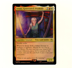 Jenny, Generated Anomaly 0137 Rare Doctor Who Foil MTG Single Card - Image 1