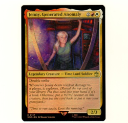 Jenny, Generated Anomaly 0137 Rare Doctor Who Foil MTG Single Card - Image 3