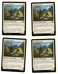 Set Of 4 Doomed Traveler 009/331 Common Double Masters 2022 MTG Card - Image 1