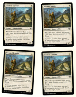 Set Of 4 Doomed Traveler 009/331 Common Double Masters 2022 MTG Card - Image 3