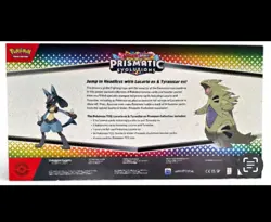 Pokemon Prismatic Evolutions Lucario EX and Tyranitar EX Premium Collection - Image 4