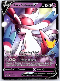Dark Sylveon V Promo SWSH: Sword & Shield Promo Cards SWSH134 NM Pokemon TCG - Image 1