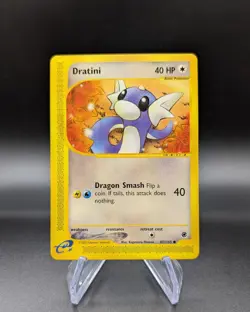 Dratini 107/165 - Expedition - Regular Non Holo - Vintage Pokemon TCG - LP - Image 1