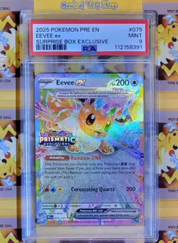 Pokemon Eevee EX Surprise Box Exclusive 075/131 Holo PSA 9 Mint - Image 1