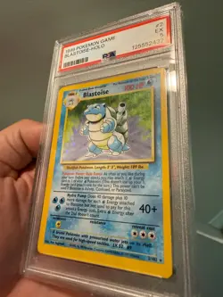 1999 Pokemon BASE SET UNLIMITED #2 2/102 BLASTOISE HOLO PSA 5 - Image 4