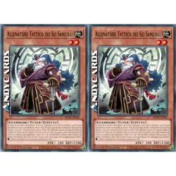 ALLENATORE TATTICO DEI SEI SAMURAI 2x • Comune • ROTA IT020 • 1Ed • Yugioh! - Image 1