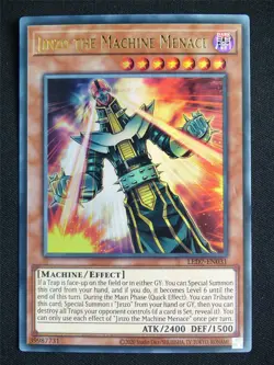Jinzo the Machine Menace LED7 Ultra Rare - Yugioh Card #4ZT - Image 1