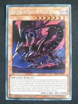 Red-Eyes Alternative Black Dragon TN19 Secret Rare - lim ed Yugioh Card #4ZU - Image 1