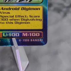 Machinedramon Bo-55 Holo Foil Rare Digimon Card Bandai 1999 Mega Level LP 👾 - Image 5