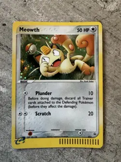 Pokemon Card Meowth Nintendo Promos Holo 013 - NM- - Image 1