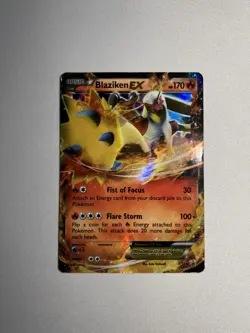 Blaziken EX XY54 MP Condition Pokemon TCG Cards Black Star Promo - Image 1