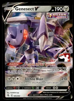 Pokemon TCG Prize Pack Series Cards #185/264 Genesect V NM - Image 1