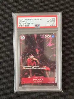 PSA 10 Shanks OP09-004 SR Emperors in the New World - ONE PIECE Card Japanese - Image 1