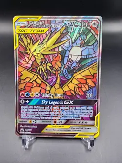 NM - Moltres & Zapdos & Articuno GX - SM210 - Hidden Fates - Pokemon Card - Image 1