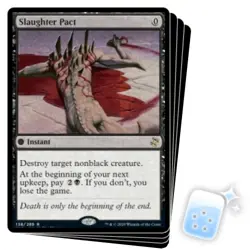 SLAUGHTER PACT X4 Time Spiral Remastered Magic MTG MINT CARD - Image 1