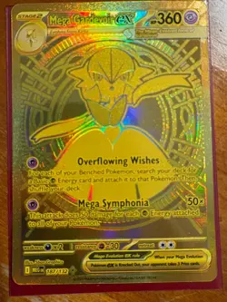 pokemon cards Mega Gardevoir ex #187 gold - fresh pull, never played - Image 1