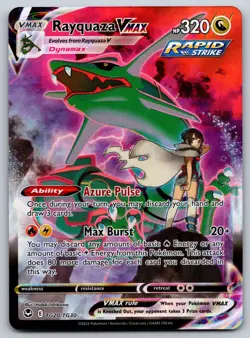 Rayquaza VMAX TG20/TG30 SWSH12: Silver Tempest Trainer Gallery NM Pokemon Card - Image 1