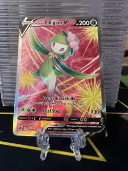 Hisuian Lilligant V 162/189 Ultra Rare Astral Radiance Pokemon Card - Image 3