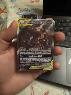 Pokemon TCG Card - Umbreon & Darkrai GX SM241 Sun & Moon Promo Card - Image 1