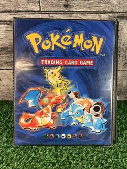 Pokemon 1999 Base Set Trading Card Folder Binder 4 Pocket WOTC - Good condition 742818083201 - Image 1