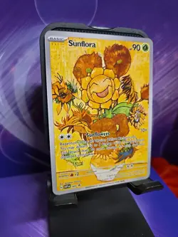 Sunflora Flower Pokemon x Van Gogh Black Star Promo ACG Art Card - NM - Image 2