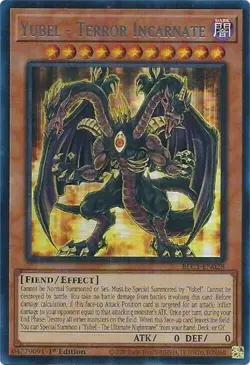 Yubel - Terror Incarnate (Silver) BLC1-EN028 Yu-Gi-Oh! Trading Card Game Single - Image 1
