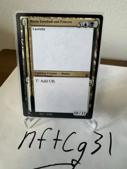 Riven Turnbull And Princess, MTG Un-Known Event Playtest Card, NM - Image 3