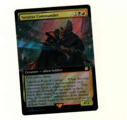 Sycorax Commander Surge Foil Extended 1036 Rare Doctor Who MTG Single Card - Image 1