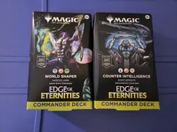 Magic the Gathering Commander Decks Edge of Eternities EOE MTG Set of 2 IN-HAND - Image 1