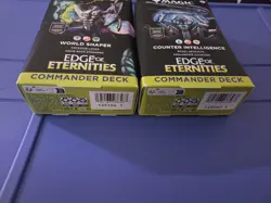 Magic the Gathering Commander Decks Edge of Eternities EOE MTG Set of 2 IN-HAND - Image 2