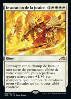Invocation de la justice Invoke Justice MTG Magic VF NM - Image 1