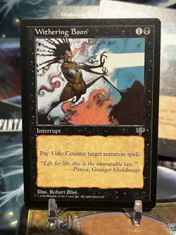 MTG | Withering Boon [Mirage] NF - Image 1