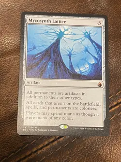 🔴 Mycosynth Lattice MTG Battlebond Unused NM Magic the Gathering - Image 1
