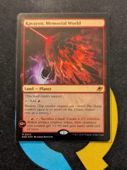 Kavaron, Memorial World Foil Mythic Edge of Eternities 255 MTG - Image 1