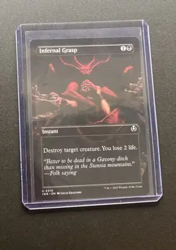 Infernal Grasp (Borderless) Innistrad Remastered Regular - Image 1
