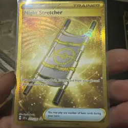 Pokemon TCG Night Stretcher Gold Card 251/191 Surging Sparks Secret Hyper Rare - Image 2