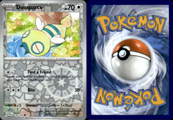 Reverse Holo Dunsparce 156/193 Common Paldea Evolved Pokemon TCG - Image 1