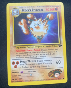 Pokemon TCG Brock's Primeape Gym Challenge 35/132 Regular (LP) - Image 1