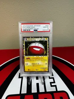 Pokemon Electrode Prime Clash at the Summit 1st Ed JPN Ultra Rare #027 PSA 10 - Image 1