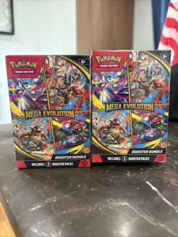 Pokemon TCG: Mega Evolution Booster Bundle Set of 2 Sealed New - Image 1