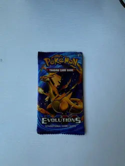 Pokemon TCG XY Evolutions Booster Pack Charizard Art Factory Sealed - Image 3